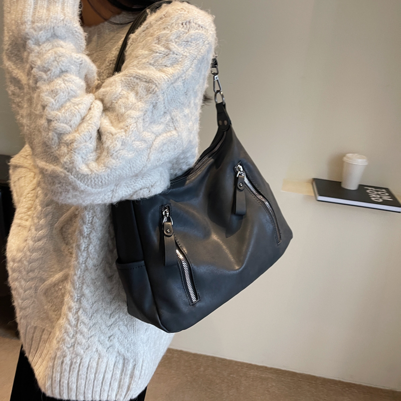 Women Bags Mk - Novo sólido versátil feminino couro do