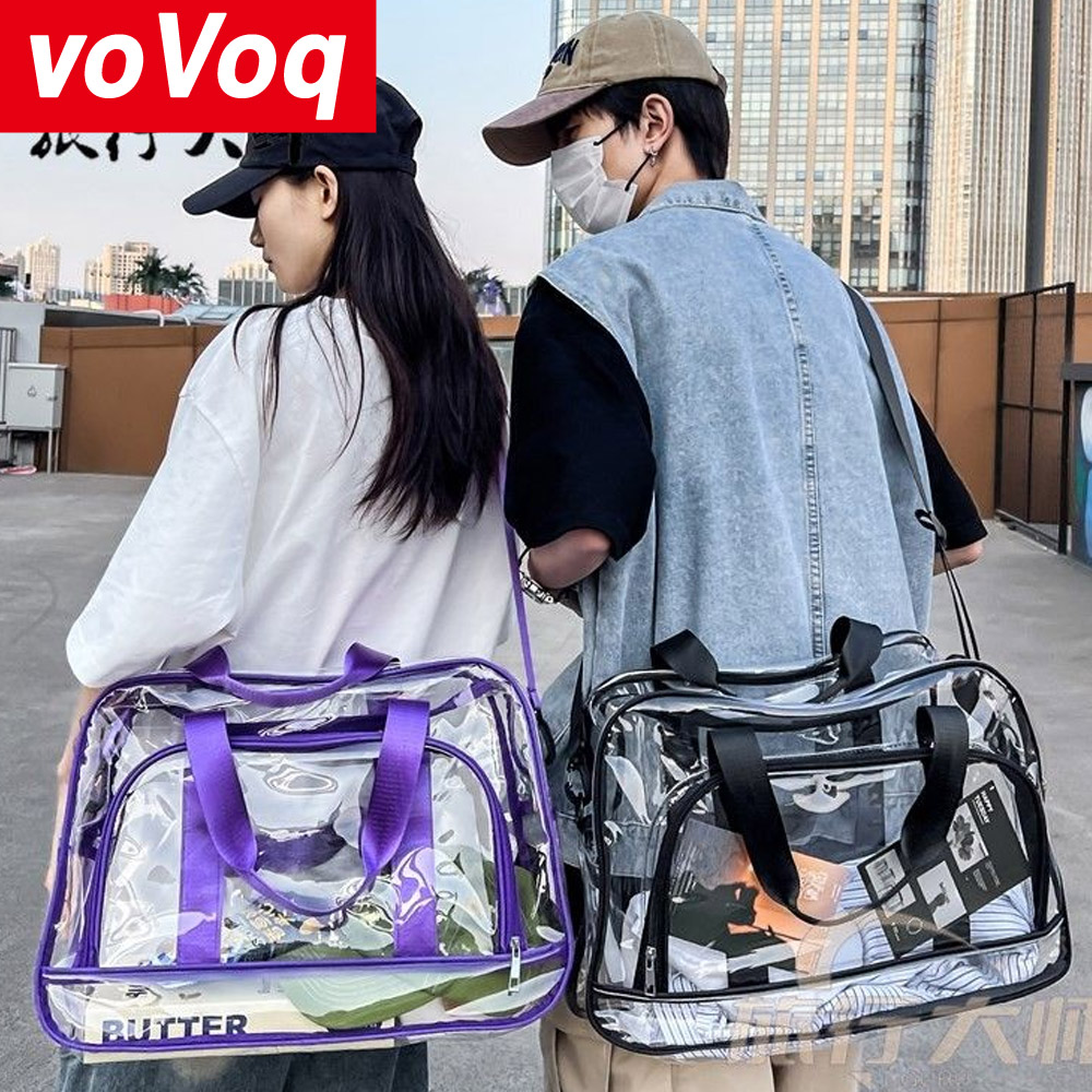 Women Bags Max - Saco de viagem transparente estilo coreano