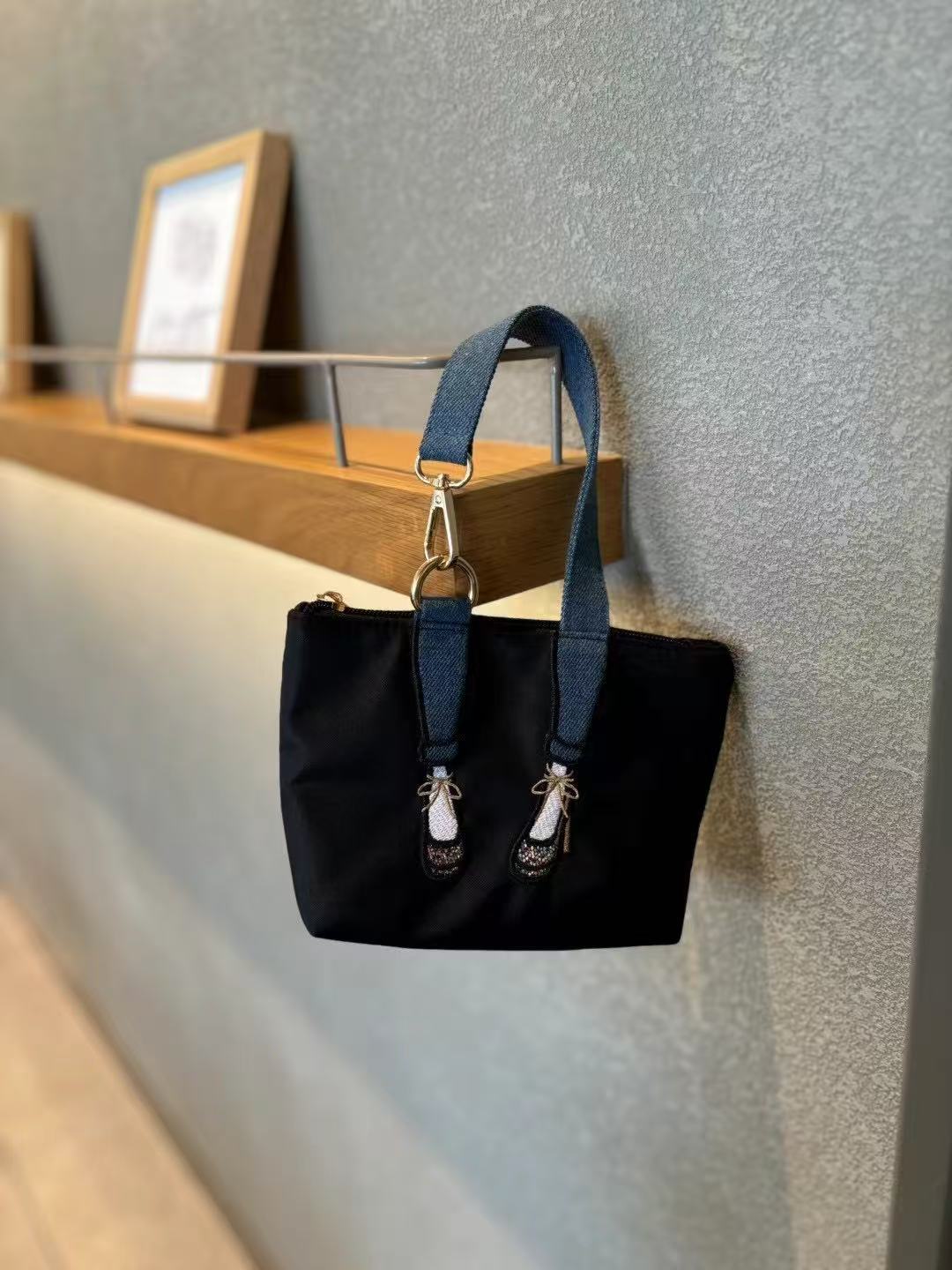 Women Bags Max - Bolsa de Nylon Impermeável Bordada da