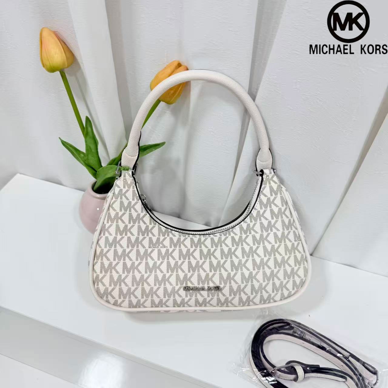 Women Bags Mk - Bolsa de Ombro Feminina Michael Kors,