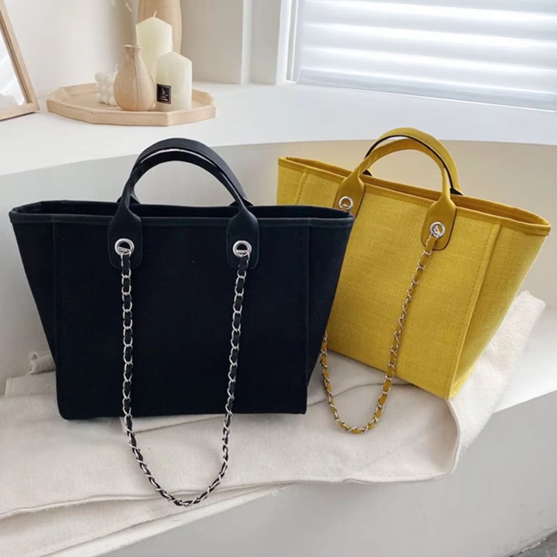 Women'S Young Bags - Bolsa tote feminina, de lona, grande,