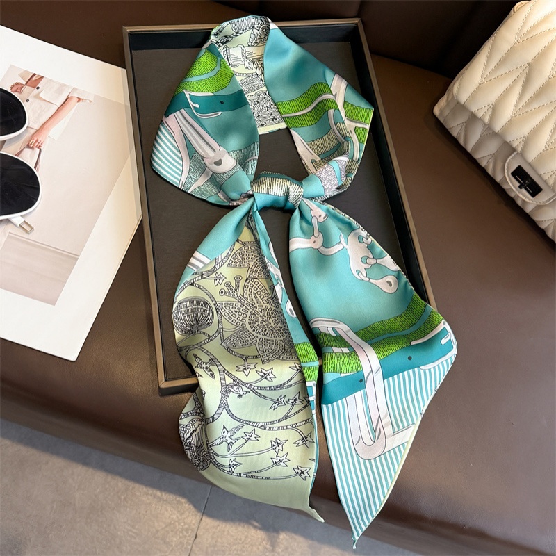 Women Bags H&M - Lenço de Seda Feminino com Estampa