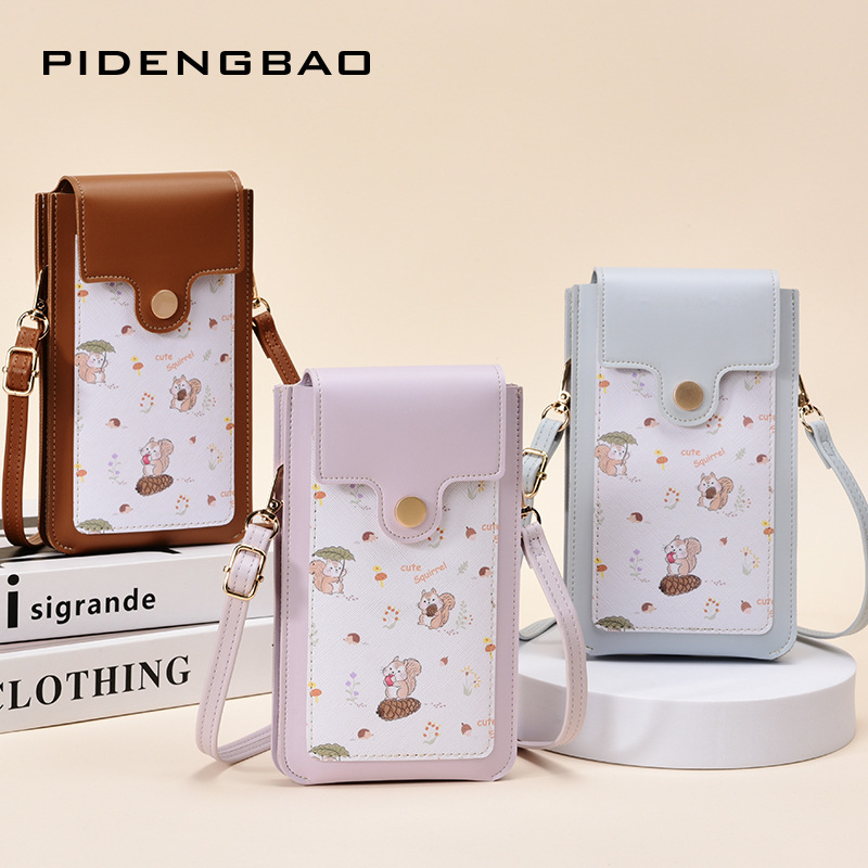 Women Bags Crossbody - Nova Bolsa Transversal Feminina com Estampa