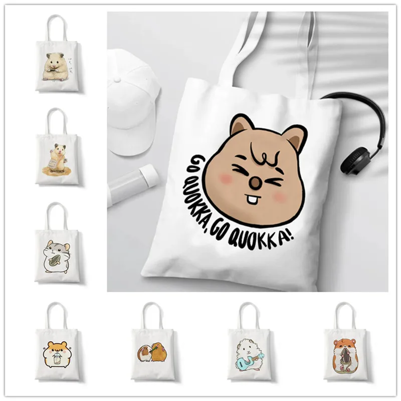 Women Bags White - Go quokka impressão grande capacidade menina