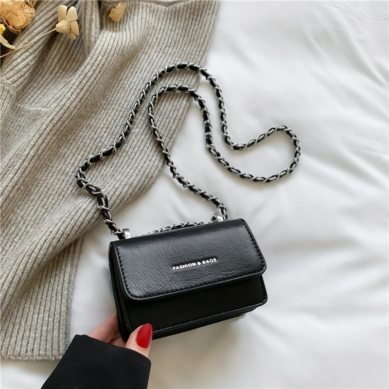 Women Bags Max - Bolsa transversal minimalista com aba, para