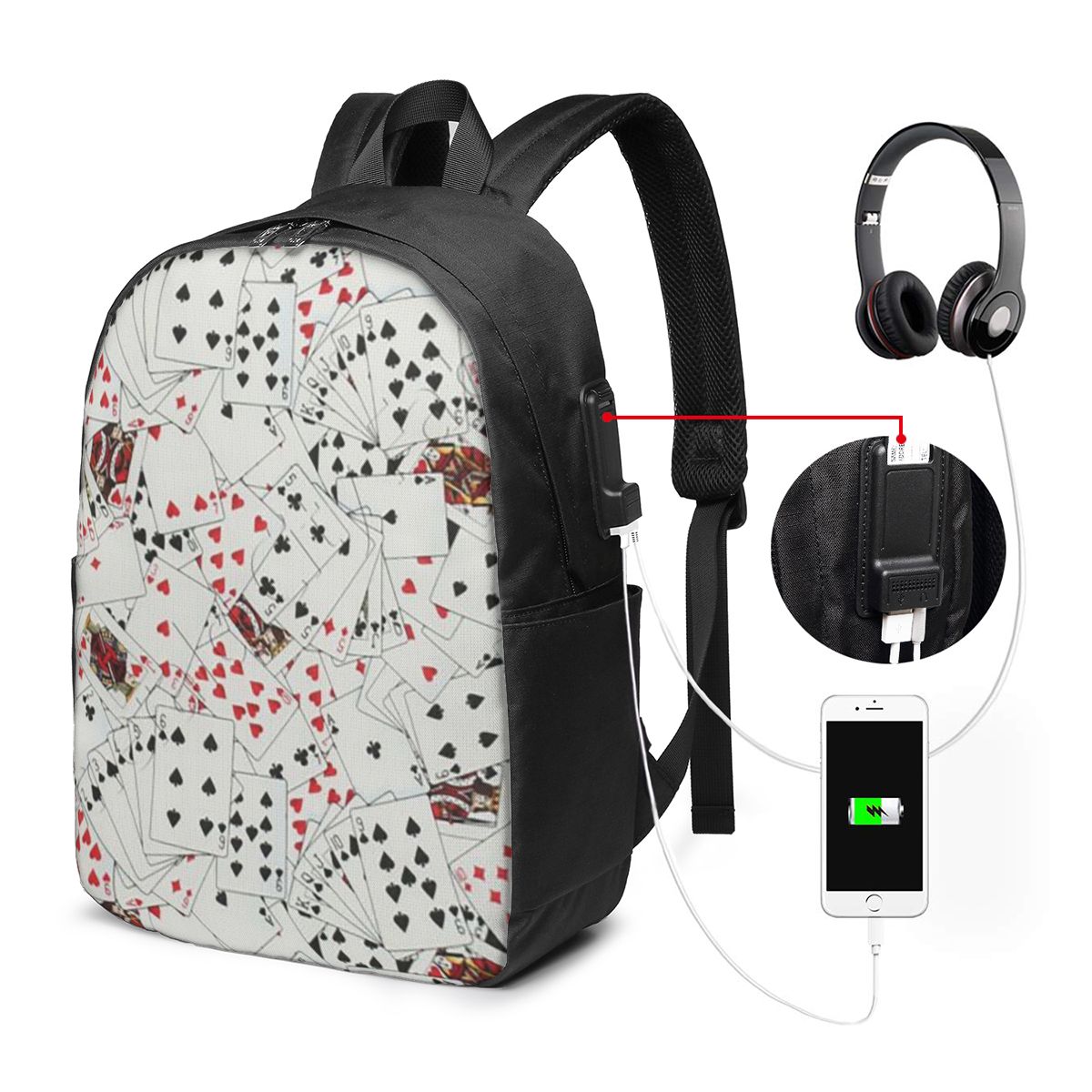 Woman In Bag - Mochila para Notebook com Estampa de