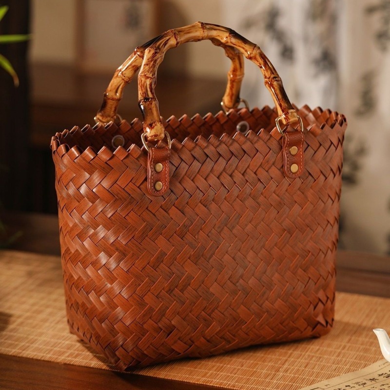 Woven Straw Bag - Bolsa Artesanal Pura, Bolsa de Cosméticos