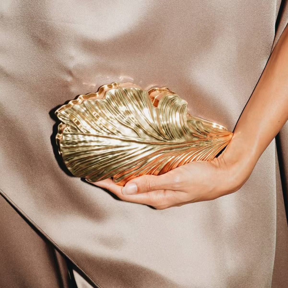 Women'S Young Bags - Bolsa de Mão de Luxo Dourada