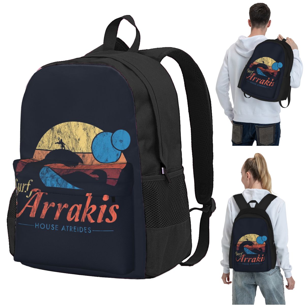 Women Bags Dune - Mochila Arrakis Distressed Surf Dune Sci