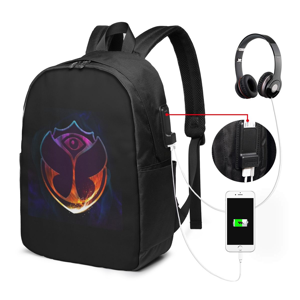Women'S Bags Travel - Mochila Tomorrowland Butterfly para viagem, bolsa