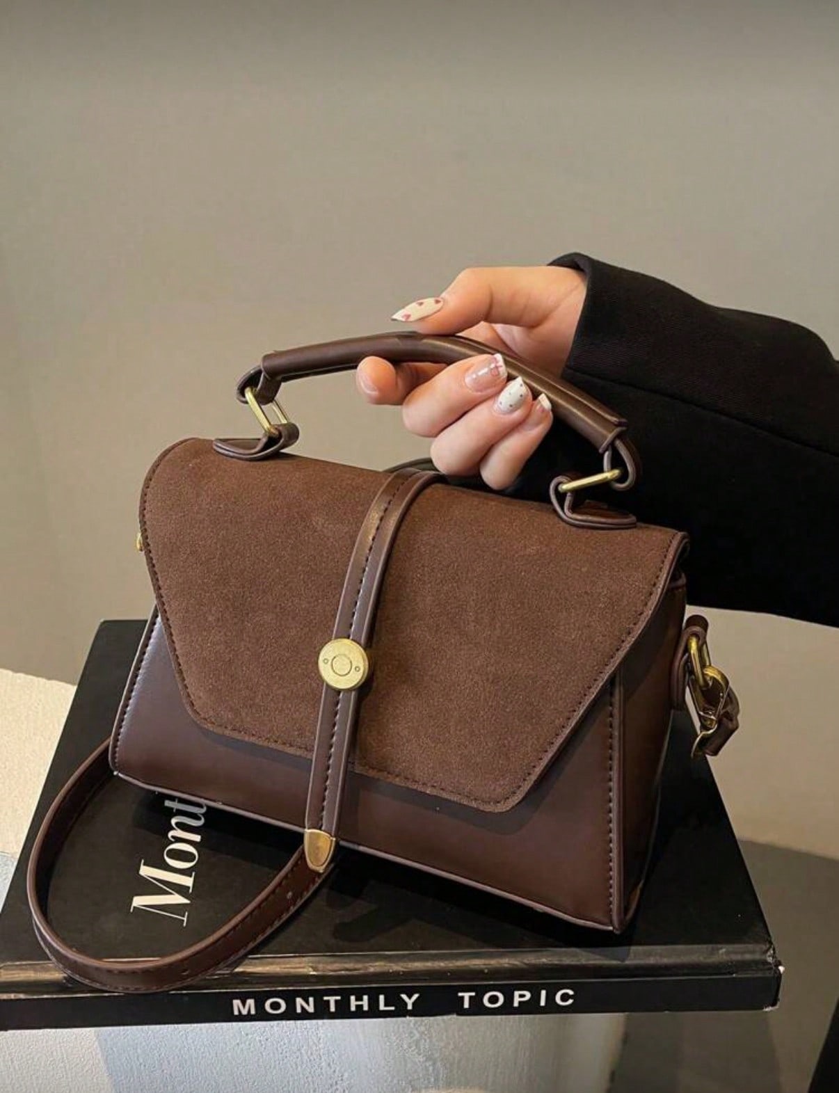 Women'S Best Bags For Work - Bolsa de Ombro Mini Quadrada em
