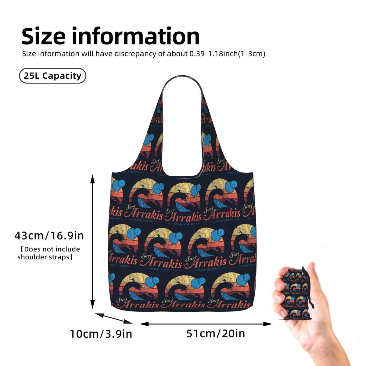 Bolsa de compras Visit Arrakis - Women Bags Dune avaliação e preço
