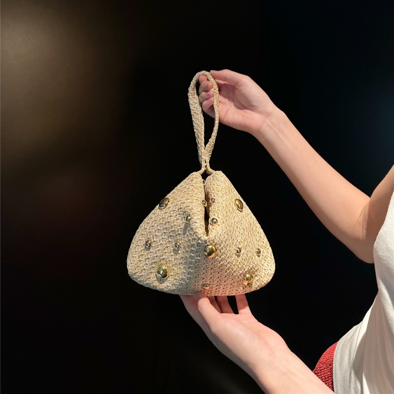 Bolsa Clutch Triangular de Pal - Women'S Raffia Bags avaliação e preço