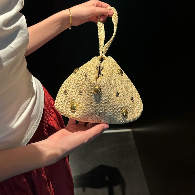 Bolsa Clutch Triangular de Pal - Women'S Raffia Bags avaliação e preço