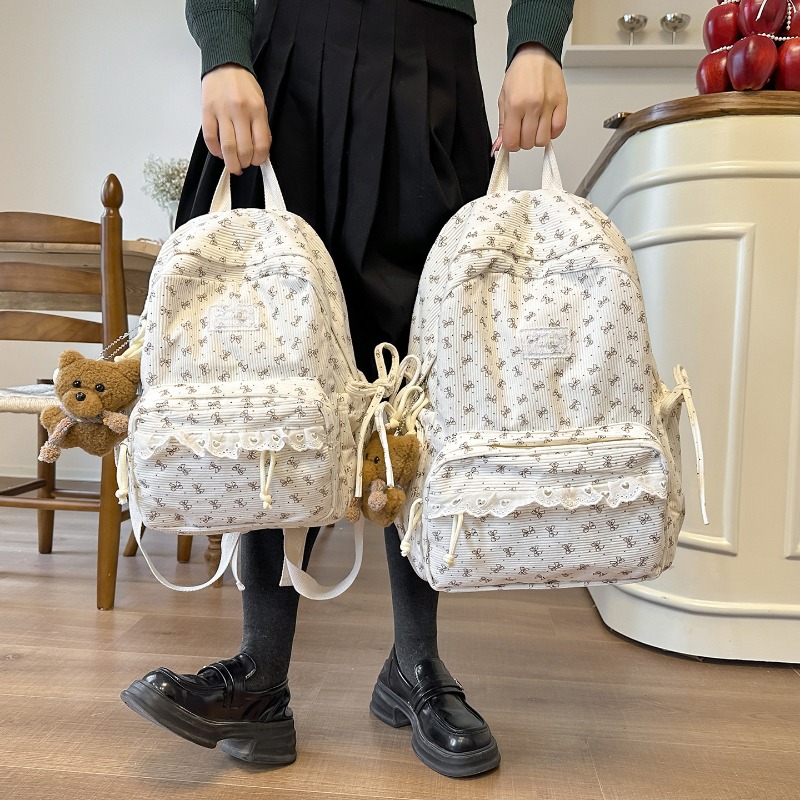Mochila de Corduroy de Inverno - Women'S Young Bags avaliação e preço