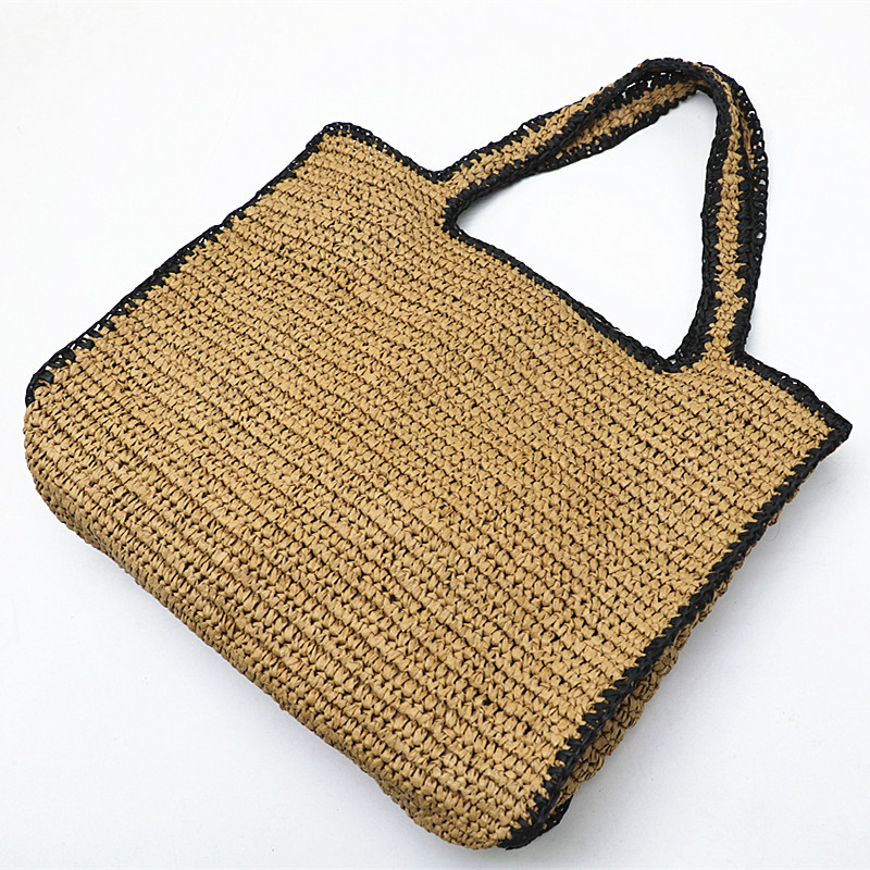 Sacolas de palha tecidas para  - Women'S Raffia Bags avaliação e preço