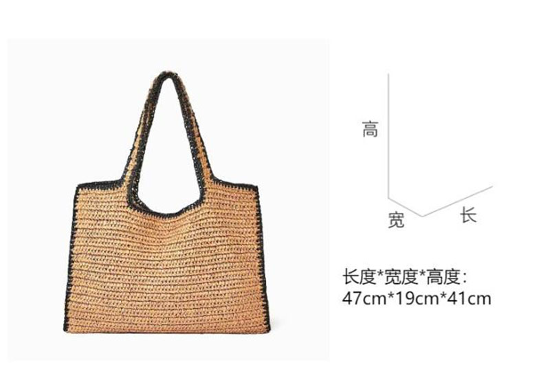 Sacolas de palha tecidas para  - Women'S Raffia Bags avaliação e preço