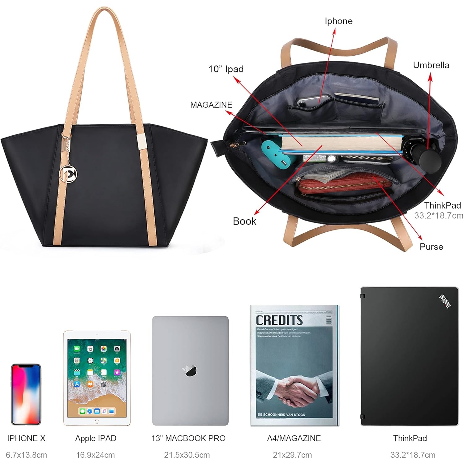 Bolsa tote feminina de grande  - Women'S Best Bags For Work avaliação e preço