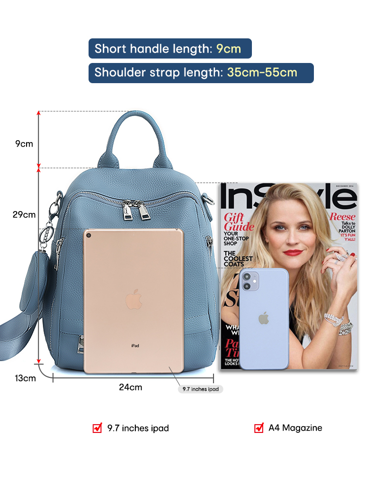 Mochila feminina de couro genu - Women Bags H&M avaliação e preço