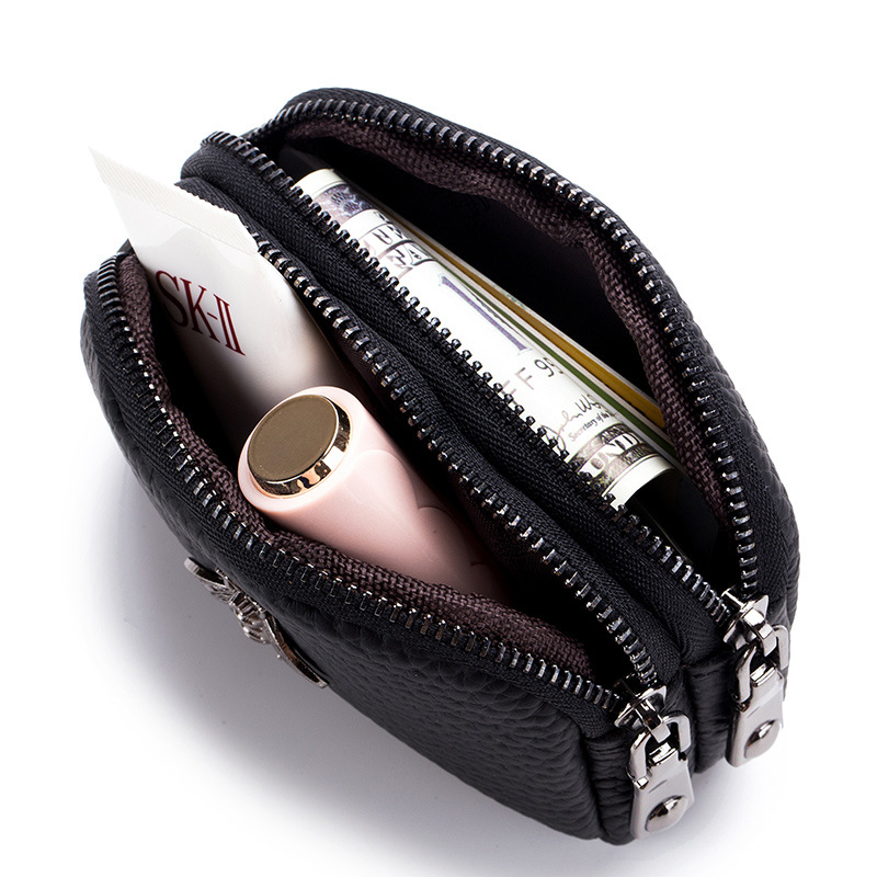 Mulheres de couro duplo zíper  - Women Bags Ck avaliação e preço