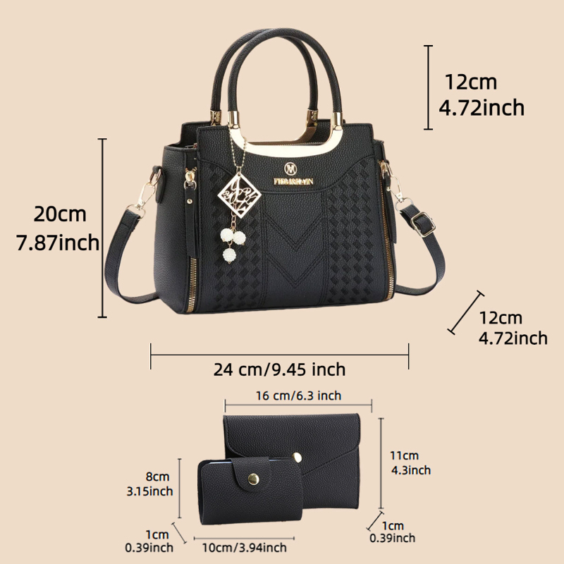 Conjunto de bolsas de 3 peças  - Women Bags Crossbody avaliação e preço