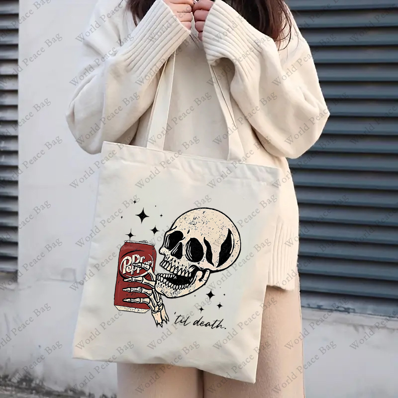 Dr Pepper Skeleton Till Dr., 1 - Women Bags White avaliação e preço