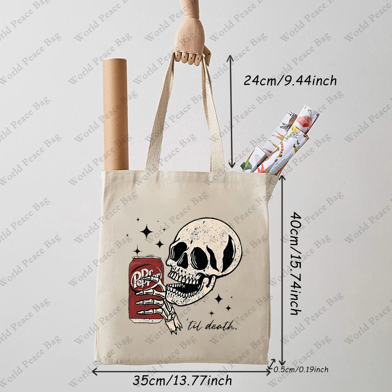 Dr Pepper Skeleton Till Dr., 1 - Women Bags White avaliação e preço