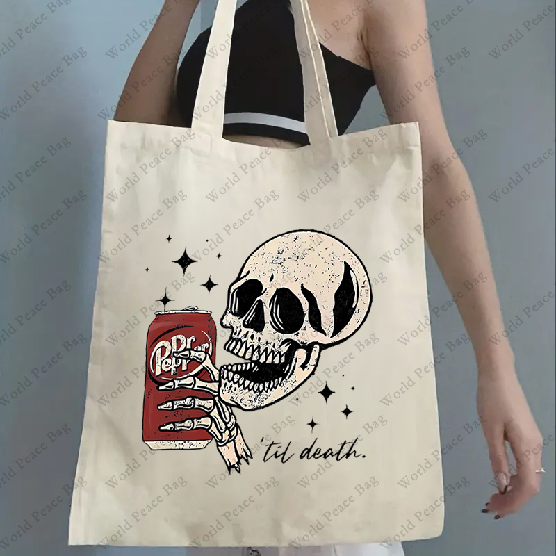 Dr Pepper Skeleton Till Dr., 1 - Women Bags White avaliação e preço