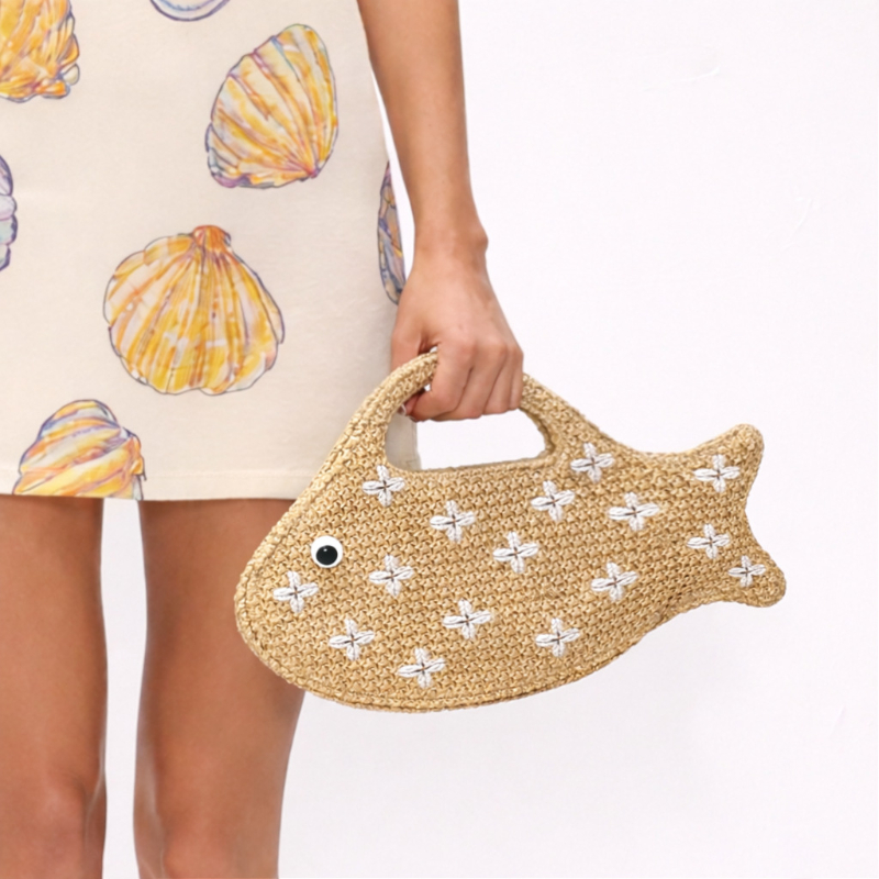 Bolsa de Palha de Ráfia Trança - Women'S Raffia Bags avaliação e preço