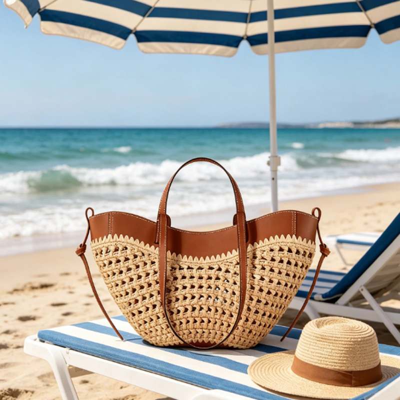 Bolsa de Praia Feminina Grande - Women'S Raffia Bags avaliação e preço