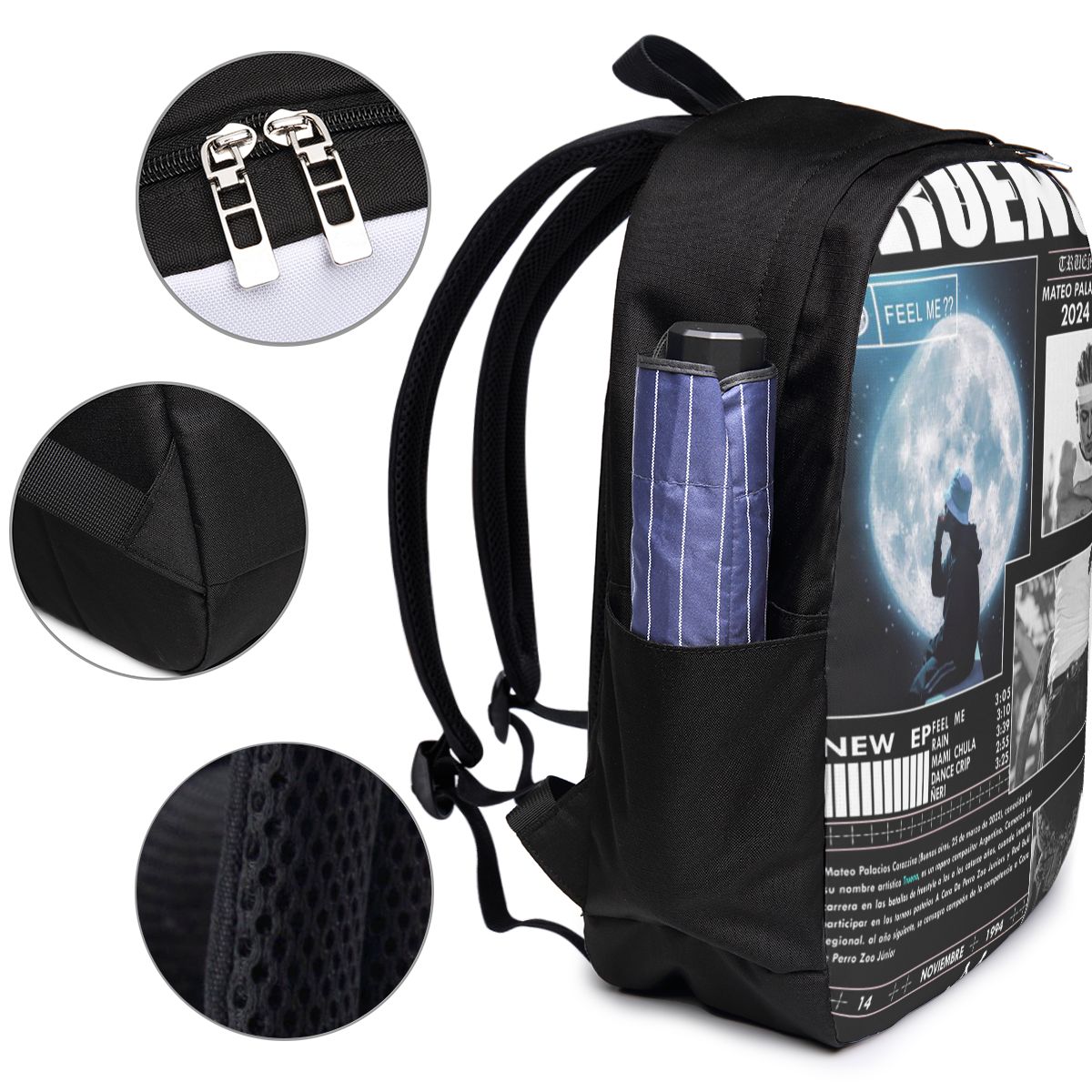 Mochila Engraçada Trueno Hip H - Women'S Bags Travel avaliação e preço