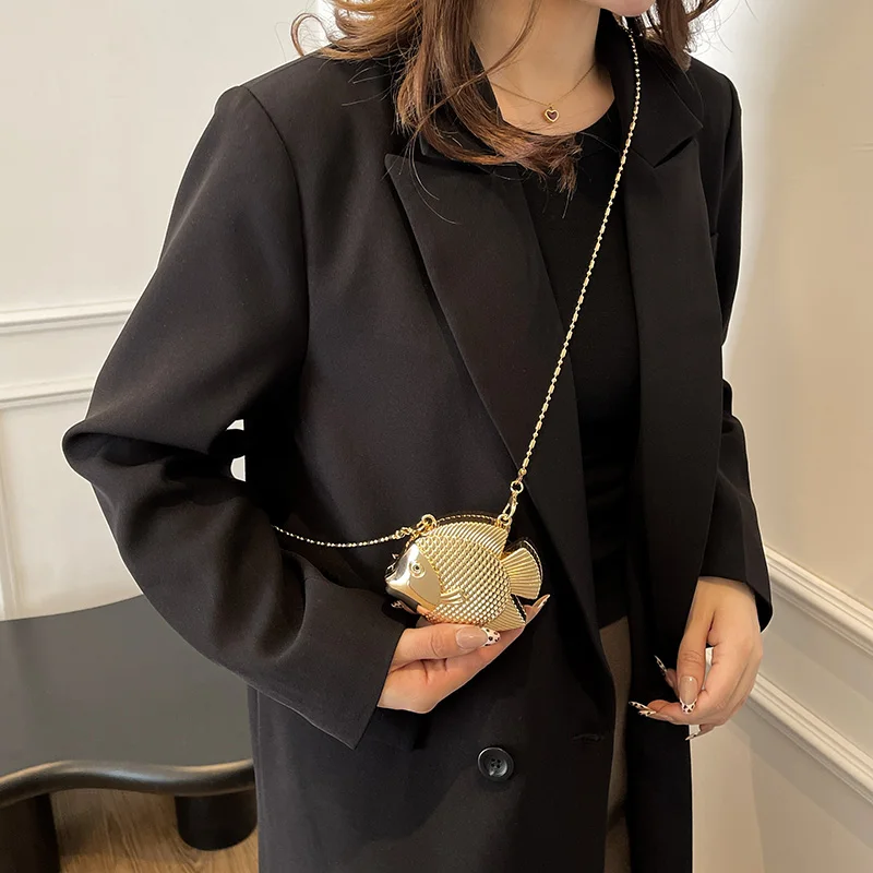 Bonito pequeno peixe forma de  - Women Bags Max avaliação e preço