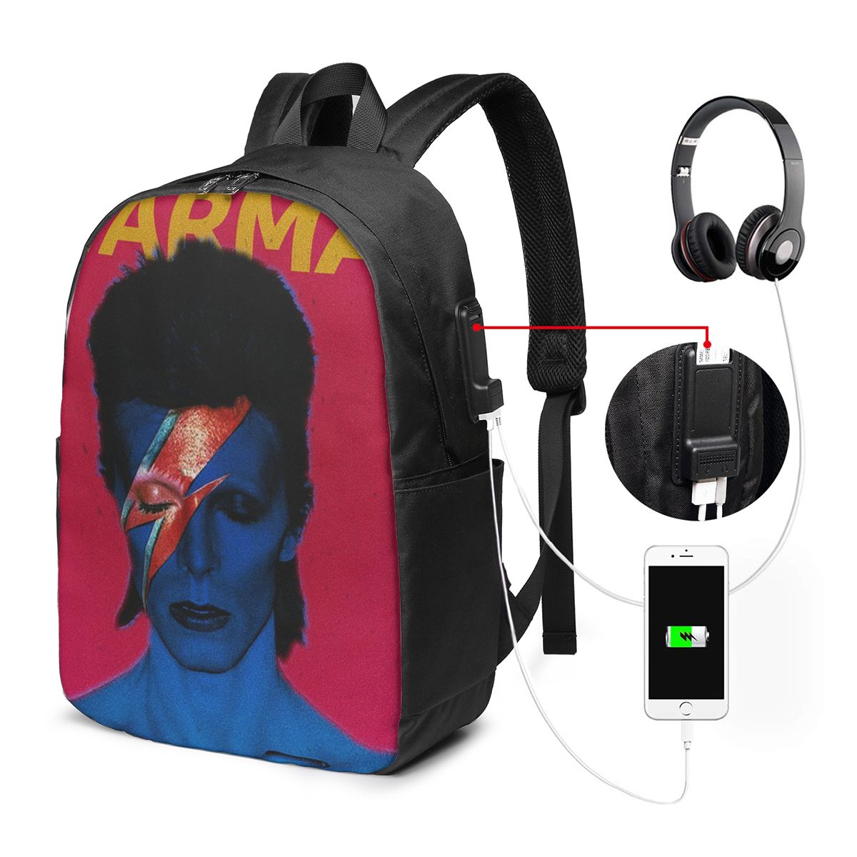 Mochila Davids Bowied para via - Women'S Bags Travel avaliação e preço